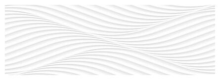 Peronda Cotton Waves płytka ścienna 33.3x100 (40285) - biała glazura strukturalna łazienkowa i kuchenna - zdjęcie nr: 2