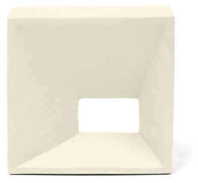 Biały gres Castello White 20,5x20,5 z efektem 3D i matową strukturalną powierzchnią