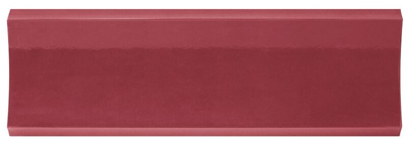 BOW Bordeaux płytka ścienna 15x45 o błyszczącej powierzchni w intensywnym odcieniu czerwieni