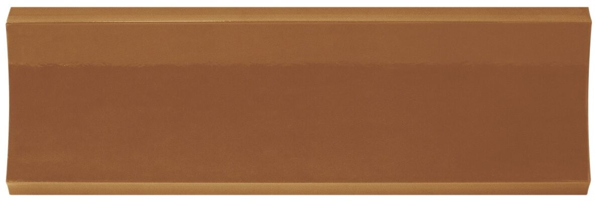 BOW Brown płytka ścienna 15x45 w cieplym brązowym kolorze z błyszcząca gladka powierzchnia