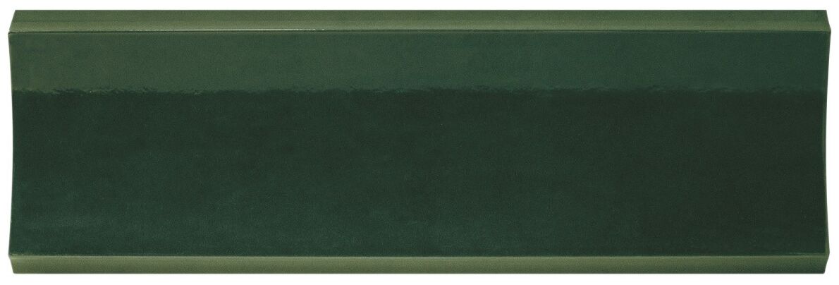 Zielona płytka BOW Green 15x45 z błyszczącą powierzchnią o intensywnym odcieniu