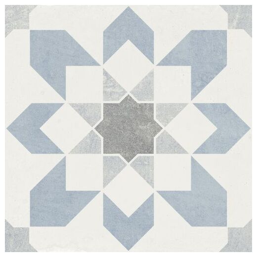 peronda doha blue flower sp gres 22.3x22.3 (39600) - zdjęcie nr: 4