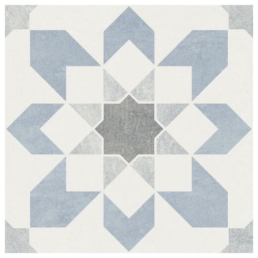 peronda doha blue flower sp gres 22.3x22.3 (39600) - zdjęcie nr: 5