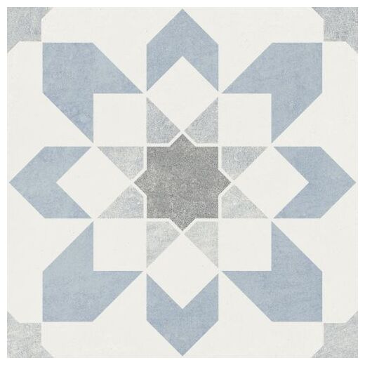 peronda doha blue flower sp gres 22.3x22.3 (39600) - zdjęcie nr: 6