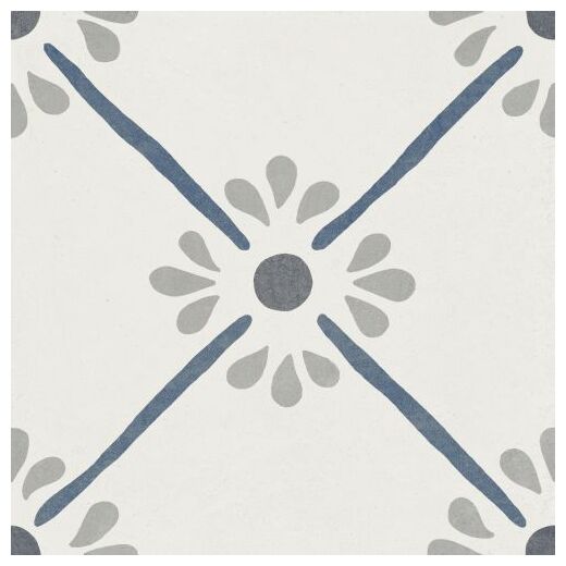 peronda provenza blue flower gres 22.3x22.3 (37787) - zdjęcie nr: 4