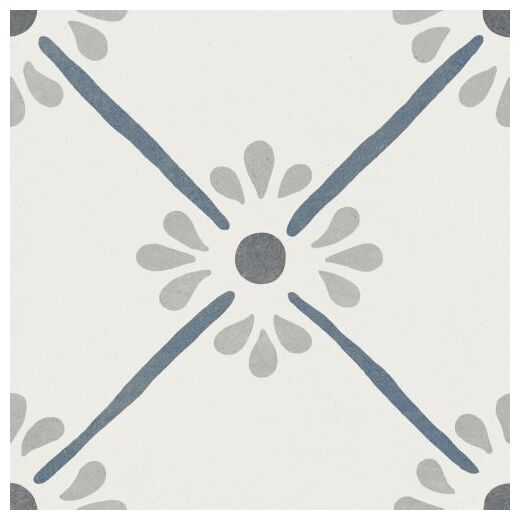 peronda provenza blue flower gres 22.3x22.3 (37787) - zdjęcie nr: 5