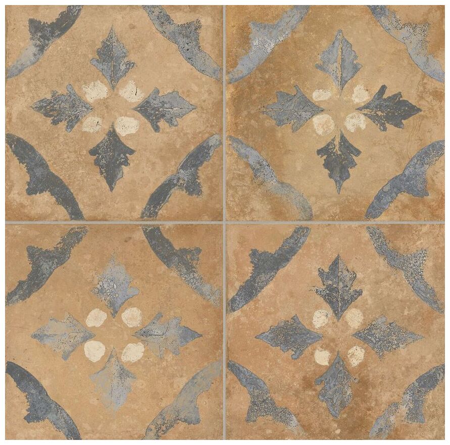 Peronda Duomo Savia Esencia Decor 45x45 (42463) - gres szkliwiony hiszpański w stylu retro na podłogę - zdjęcie nr: 4
