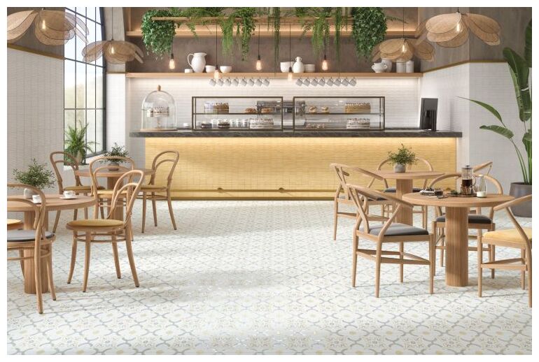 peronda llevant yellow flower lt gres 22.3x22.3 (40459) - zdjęcie nr: 3