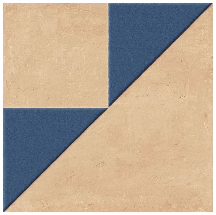 Peronda Kora Clay Decor Blue LT gres 22.3x22.3 (43737) - hiszpański gres podłogowy