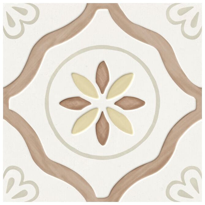 peronda llevant clay petals lt gres 22.3x22.3 (40462) - zdjęcie główne