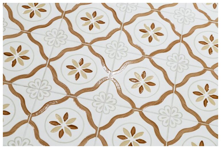 peronda llevant clay petals lt gres 22.3x22.3 (40462) - zdjęcie nr: 4