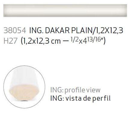 peronda ing.dakar plain listwa 1.2x12.3 (38054) - zdjęcie główne