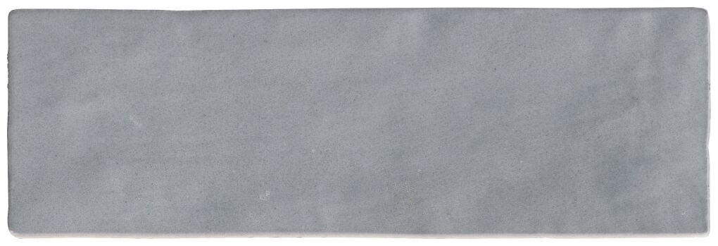 Prostokątna płytka Sahn Grey 6,5x20 cm o matowej szarej powierzchni bez połysku