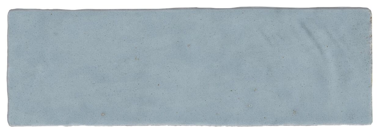 Sahn SKY płytka ścienna 6,5x20 jasnoniebieska matowa z delikatnymi nierównościami
