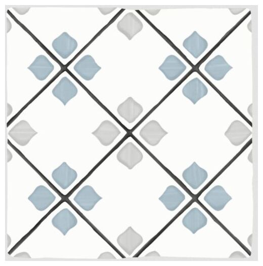 peronda tanger silver rhomb gres 12.3x12.3 (31083) - zdjęcie nr: 2