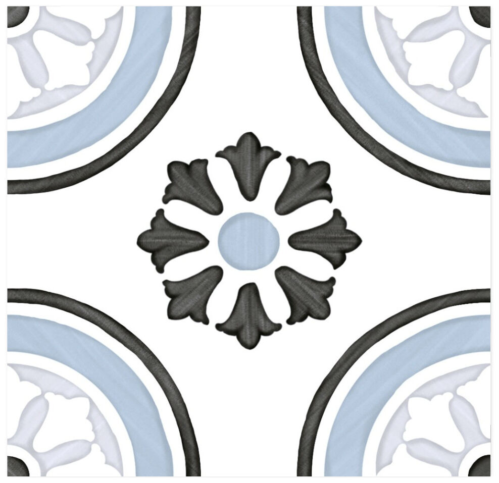 peronda tanger blue dhalia gres 12.3x12.3 (31085) - zdjęcie główne