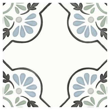 peronda tanger blue petals gres 12.3x12.3 (31079) - zdjęcie nr: 2