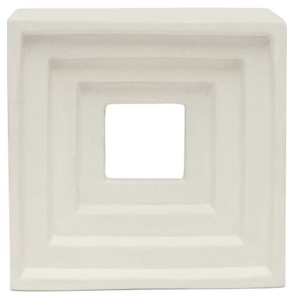 Matowa ryflowana płytka ścienna Pique Cloth White 19,8x19,8 z subtelną strukturą linii