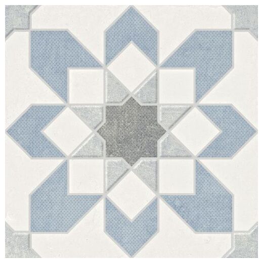 peronda doha blue flower sp gres 22.3x22.3 (39600) - zdjęcie nr: 2