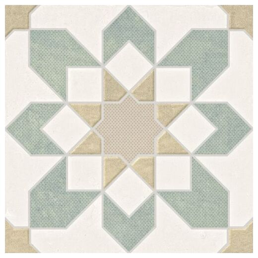 peronda doha green flower sp gres 22.3x22.3 (39599) 