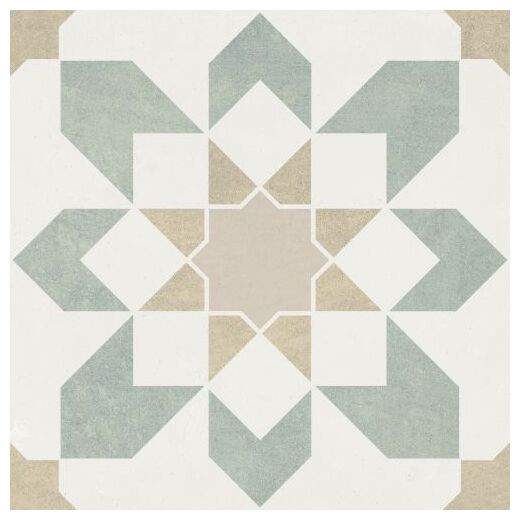 peronda doha green flower sp gres 22.3x22.3 (39599) 