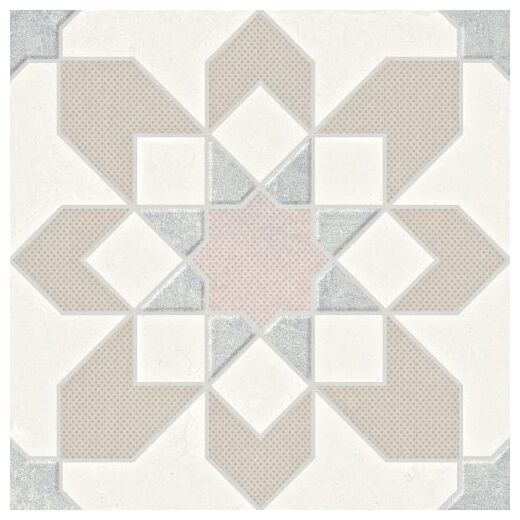 peronda doha taupe flower sp gres 22.3x22.3 (39601) 