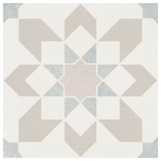 peronda doha taupe flower sp gres 22.3x22.3 (39601) 