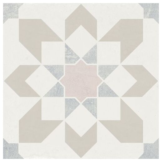 peronda doha taupe flower sp gres 22.3x22.3 (39601) 