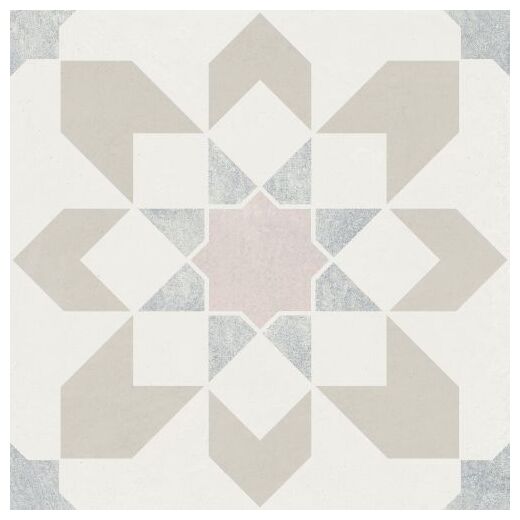 peronda doha taupe flower sp gres 22.3x22.3 (39601) 