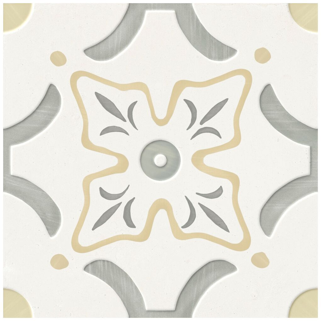 peronda llevant yellow flower lt gres 22.3x22.3 (40459) 
