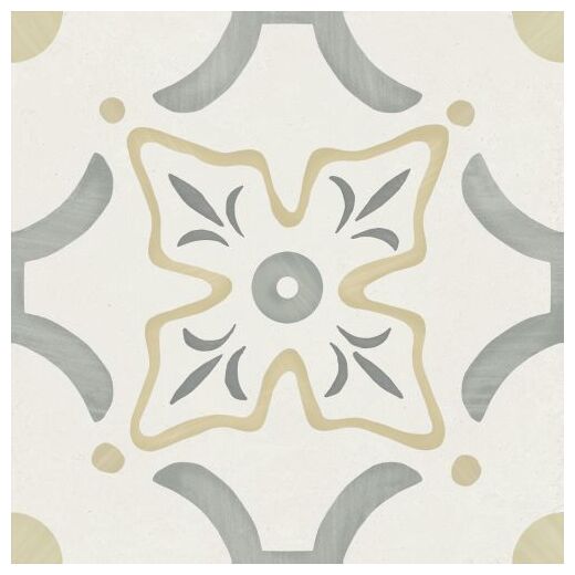 peronda llevant yellow flower lt gres 22.3x22.3 (40459) 
