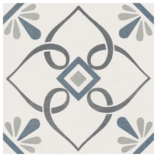 peronda provenza blue petals gres 22.3x22.3 (37789) 