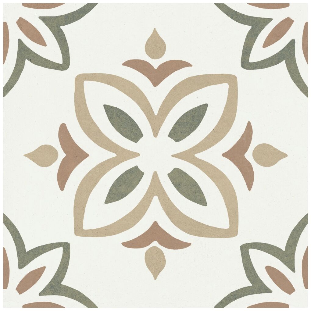 peronda provenza green bloom petals gres 22.3x22.3 (37792) 