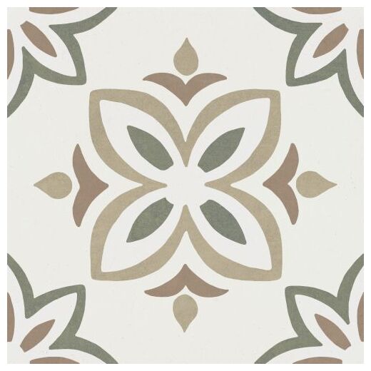peronda provenza green bloom petals gres 22.3x22.3 (37792) 