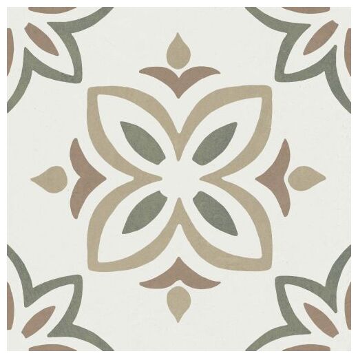 peronda provenza green bloom petals gres 22.3x22.3 (37792) 
