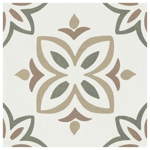 peronda provenza green bloom petals gres 22.3x22.3 (37792) 
