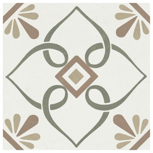 peronda provenza green petals gres 22.3x22.3 (37790) - zdjęcie nr: 3