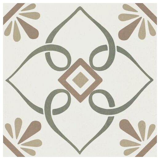 peronda provenza green petals gres 22.3x22.3 (37790) - zdjęcie nr: 4