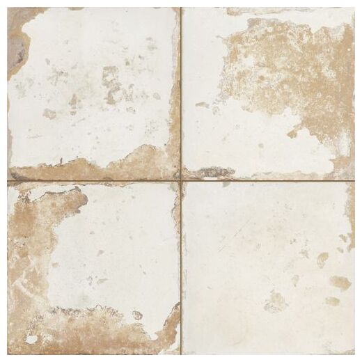 Duża płytka FS Heritage White LT z efektem postarzenia w bieli i ciepłych brązach - zdjęcie nr: 5