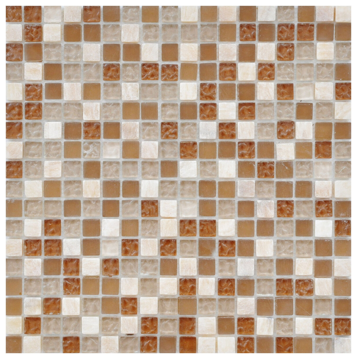 picasa fumetto amber k. 1.5x1.5 mozaika szklano-kamienna 30x30 - zdjęcie główne