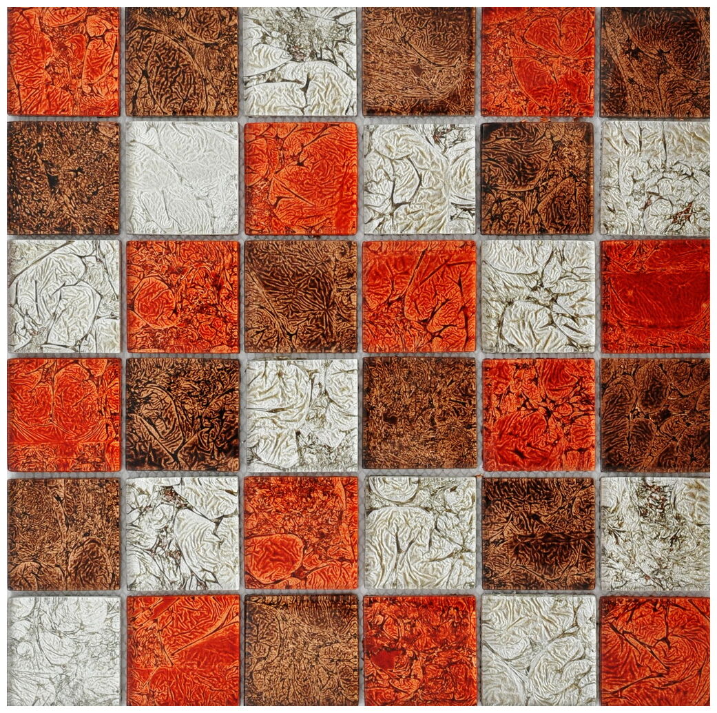 picasa chilli mix k. 4.8x4.8 mozaika szklana 30x30 - zdjęcie główne