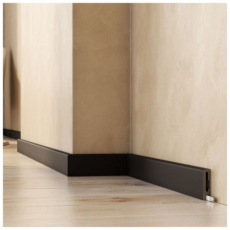 Premium Floor Durofit listwa podłogowa czarna (PF060B) 240x6x1.5