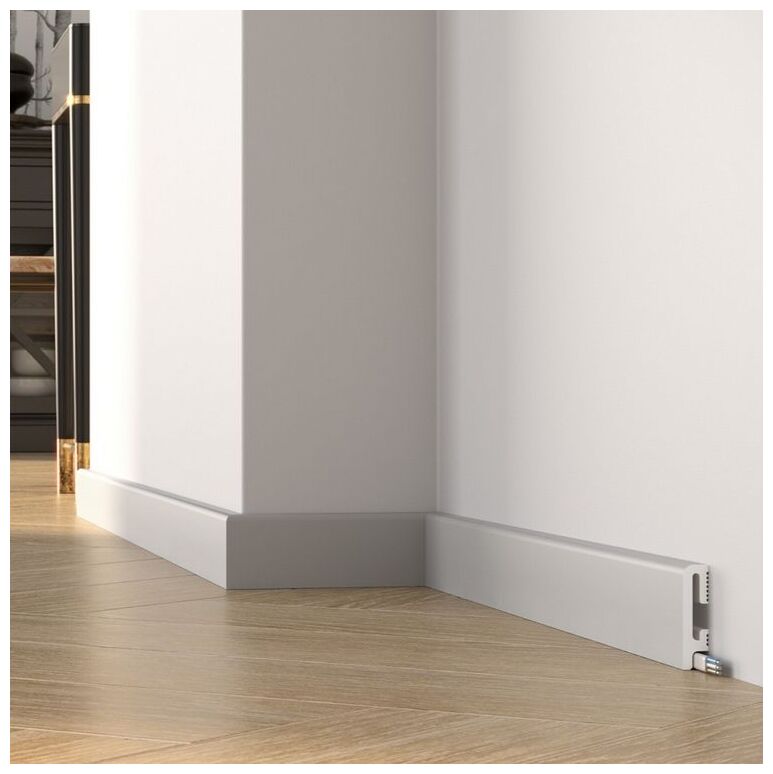 Premium Floor Durofit listwa podłogowa szara (PF060G) 240x6x1.5