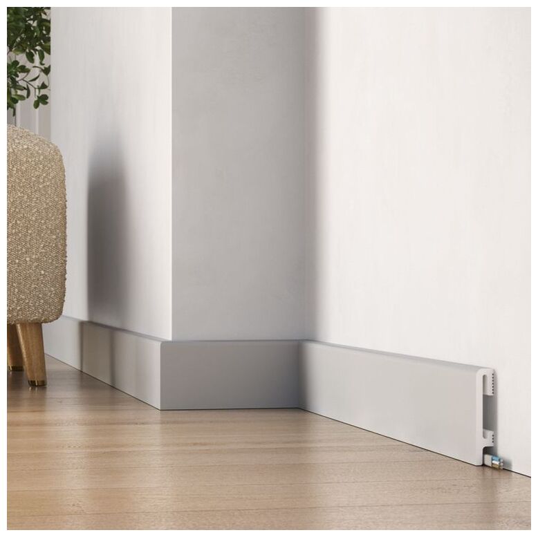 Premium Floor Durofit listwa podłogowa szara (PF080G) 240x8x1.5