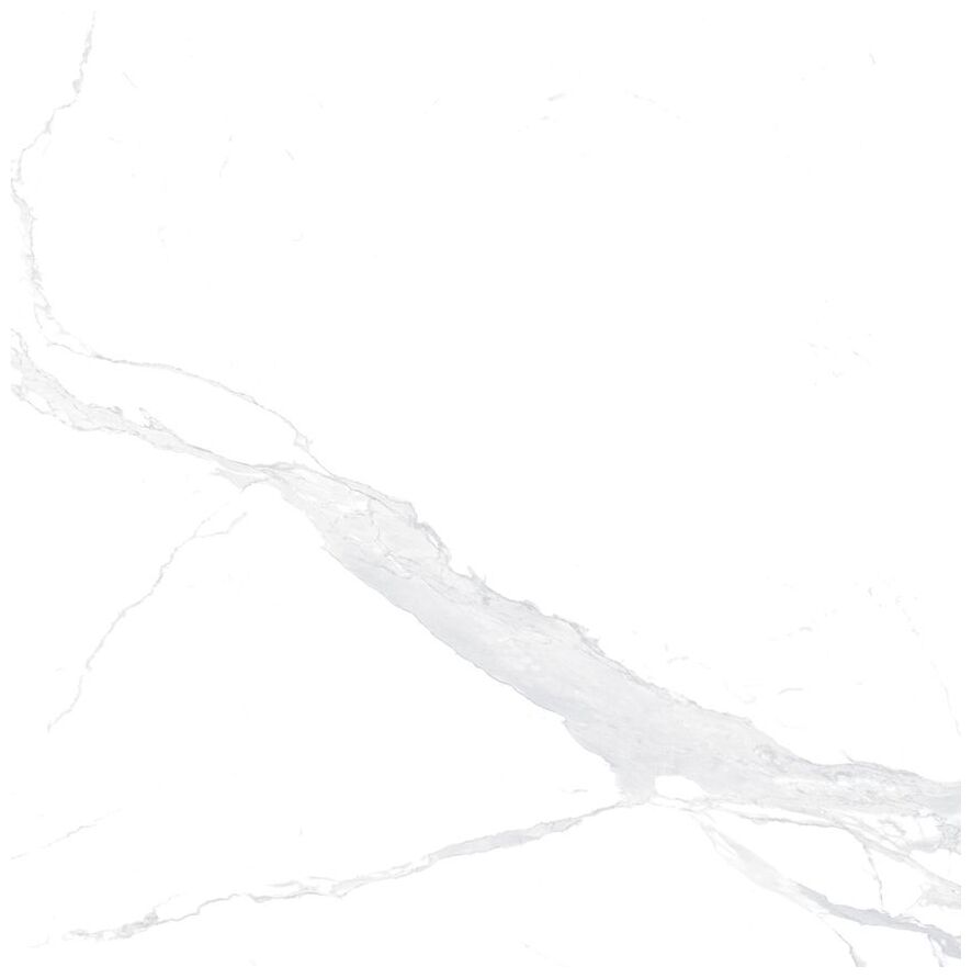 Proceramica Alaska White gres Carving rektyfikowany 60x60 - gres szkliwiony na podłogę imitujący marmur