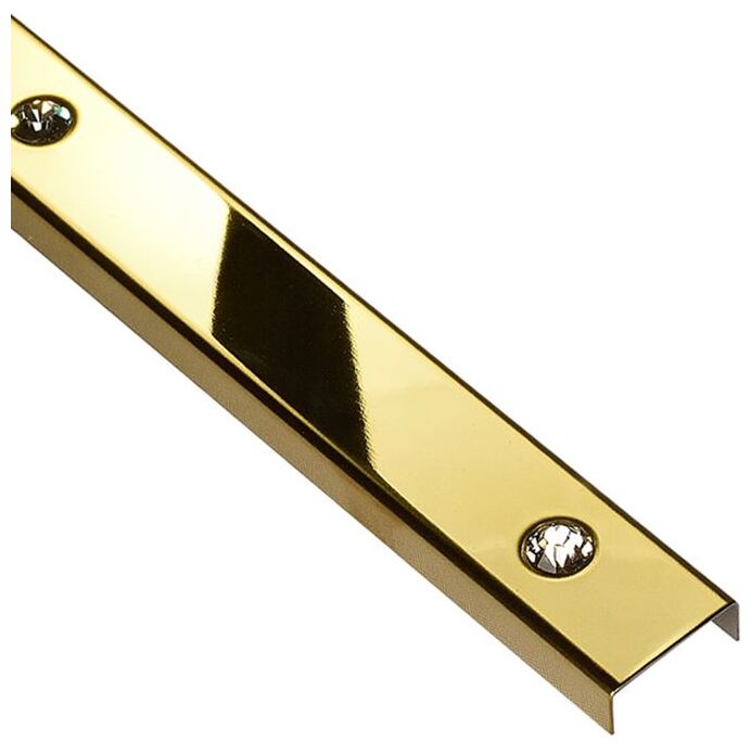 profil design pd gold 23 mm swarovski stal polerowana lustro 270 cm - zdjęcie główne