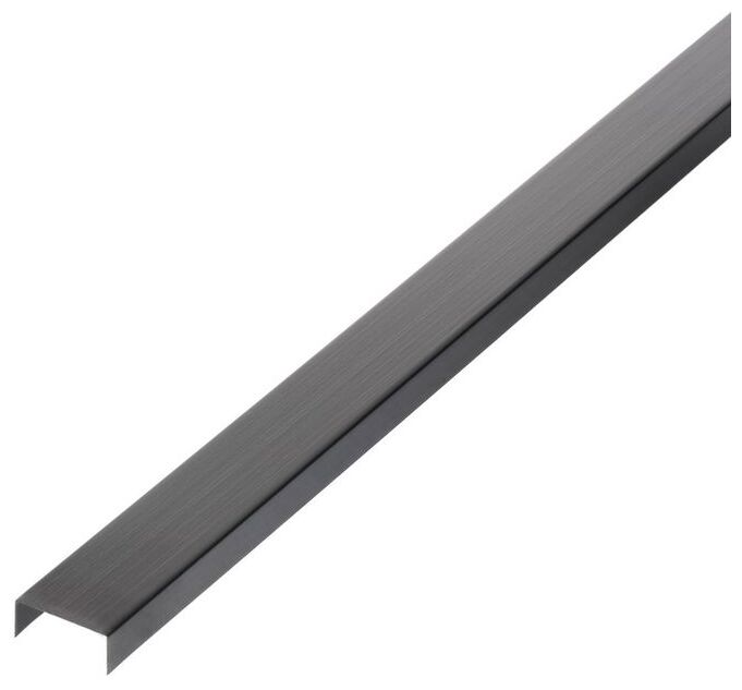 profil design pd antracyt satyna typ u 10 mm czarna satyna 270 cm - zdjęcie główne