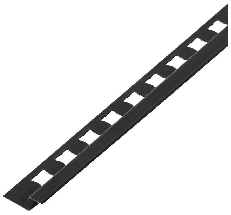 profil design pd black mat lewa czarna mat listwa brodzikowa przyścienna 120 cm - zdjęcie główne