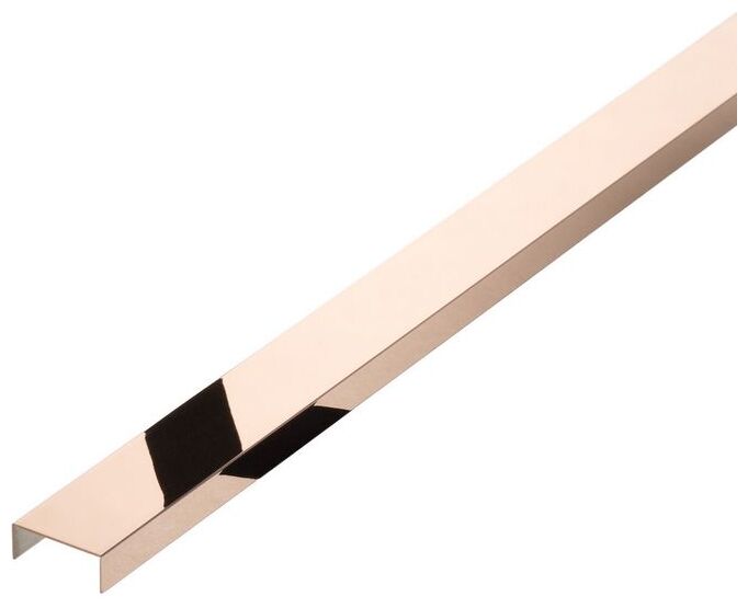profil design pd cooper typ u 10 mm miedziane lustro 270 cm - zdjęcie główne