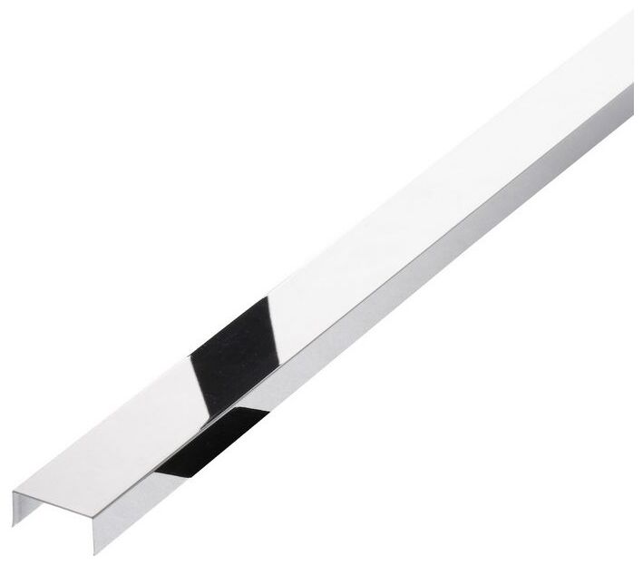 profil design pd elit typ u 10 mm srebrne lustro 270 cm - zdjęcie główne